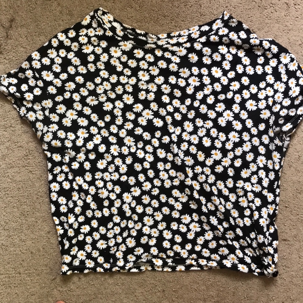 Zara TrF daisy tee shirt